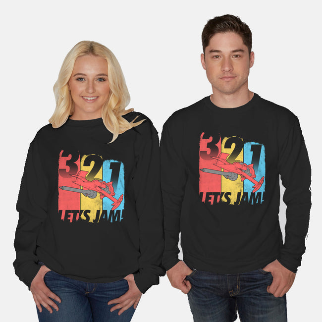 Let's Jam!-unisex crew neck sweatshirt-TeeKetch