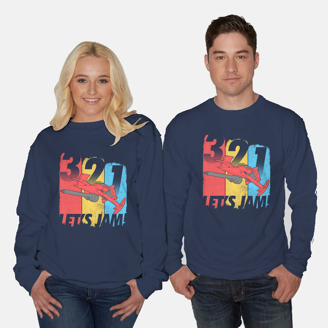 Let's Jam!-unisex crew neck sweatshirt-TeeKetch