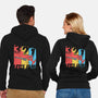 Let's Jam!-unisex zip-up sweatshirt-TeeKetch