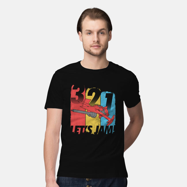 Let's Jam!-mens premium tee-TeeKetch