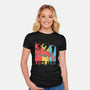 Let's Jam!-womens fitted tee-TeeKetch