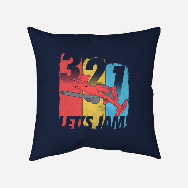 Let's Jam!-none removable cover throw pillow-TeeKetch