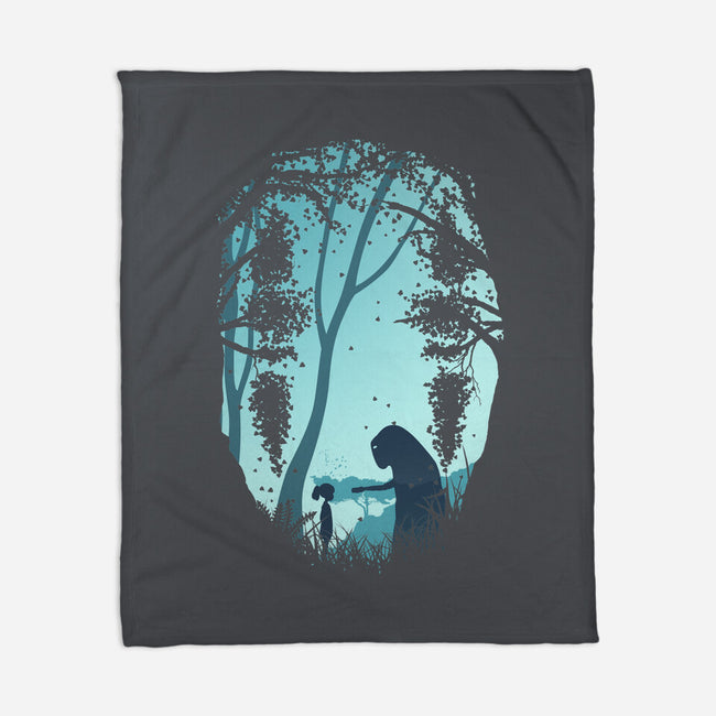 Lonely Spirit-none fleece blanket-filiskun