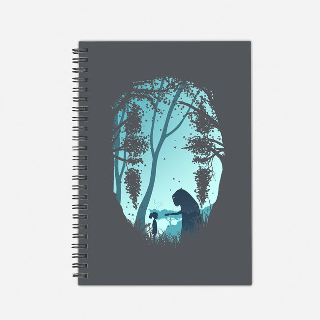 Lonely Spirit-none dot grid notebook-filiskun