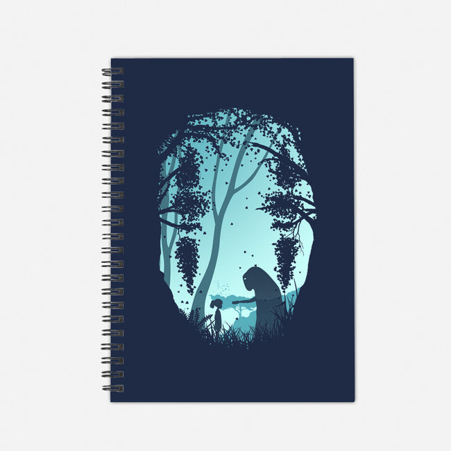 Lonely Spirit-none dot grid notebook-filiskun