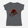 LV-426-womens v-neck tee-Crumblin' Cookie