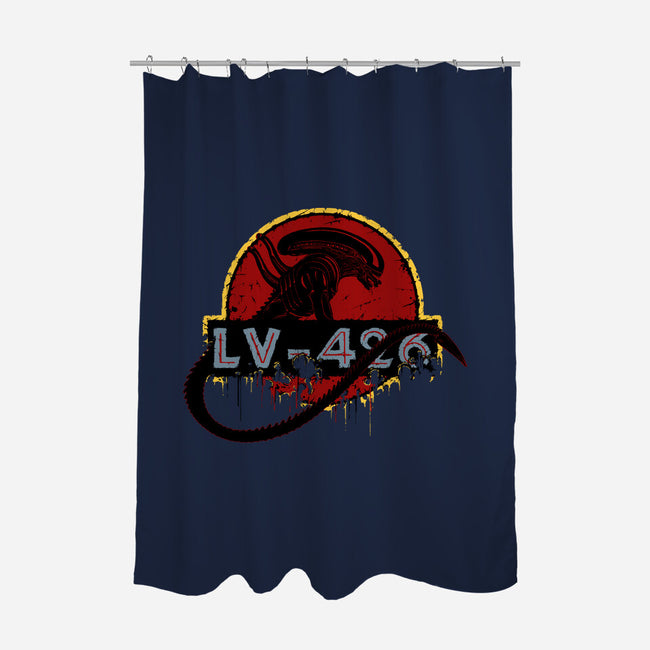 LV-426-none polyester shower curtain-Crumblin' Cookie