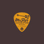 McFly's Guitar Repair-womens fitted tee-RubyRed