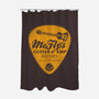 McFly's Guitar Repair-none polyester shower curtain-RubyRed