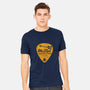McFly's Guitar Repair-mens heavyweight tee-RubyRed