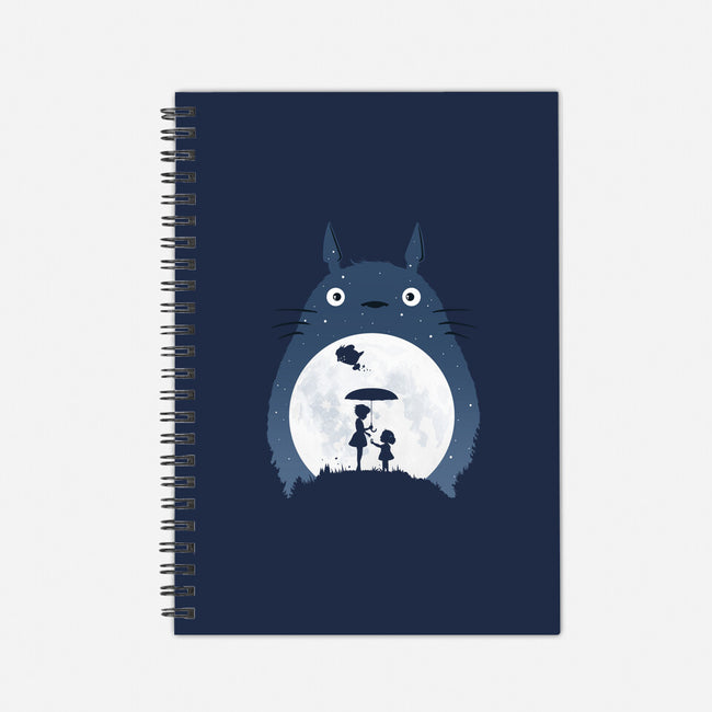Moonlight Flight-none dot grid notebook-Coconut_Design