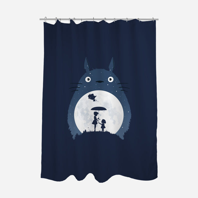 Moonlight Flight-none polyester shower curtain-Coconut_Design