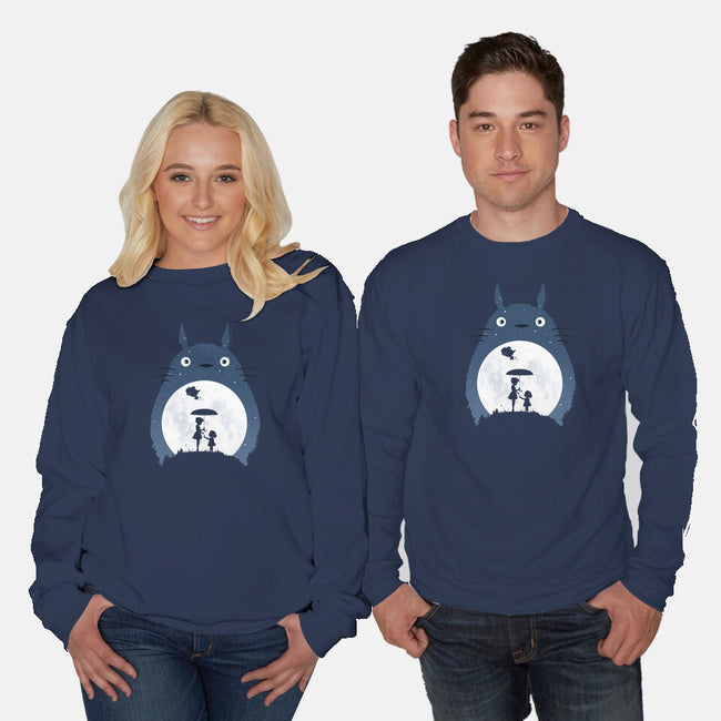 Moonlight Flight-unisex crew neck sweatshirt-Coconut_Design