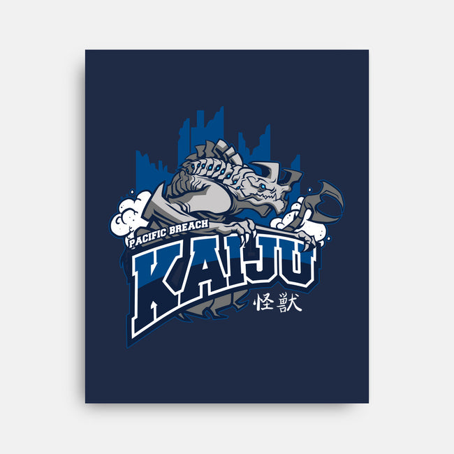 Pacific Breach Kaiju-none stretched canvas-Michael Myers Jr.