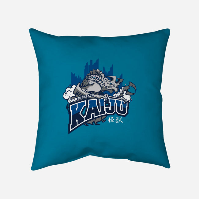 Pacific Breach Kaiju-none removable cover w insert throw pillow-Michael Myers Jr.