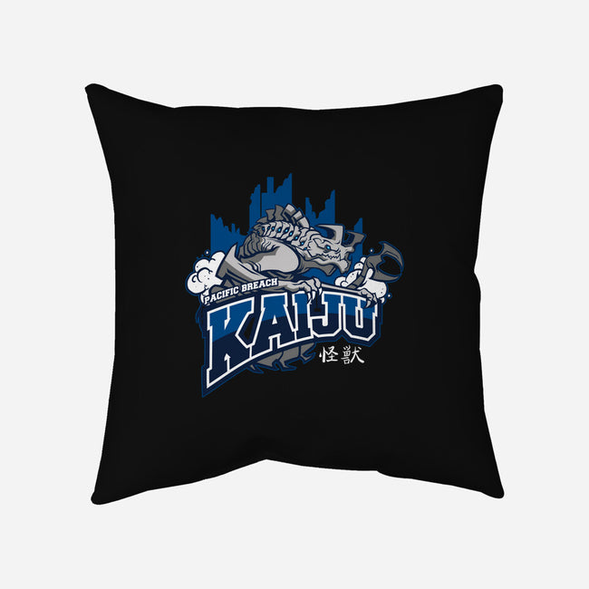 Pacific Breach Kaiju-none removable cover throw pillow-Michael Myers Jr.