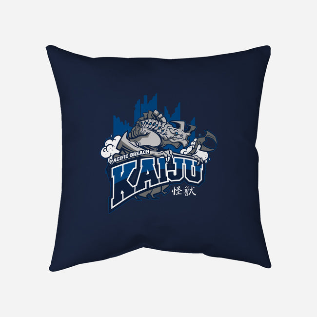 Pacific Breach Kaiju-none removable cover throw pillow-Michael Myers Jr.