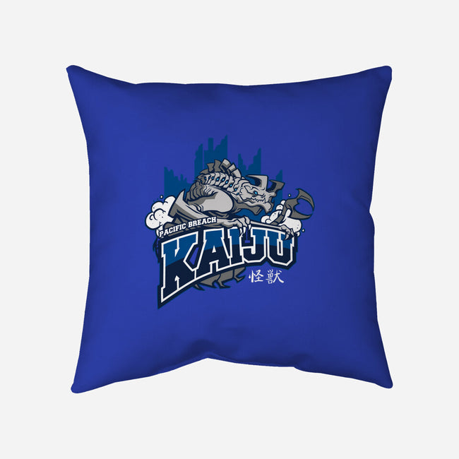 Pacific Breach Kaiju-none removable cover throw pillow-Michael Myers Jr.