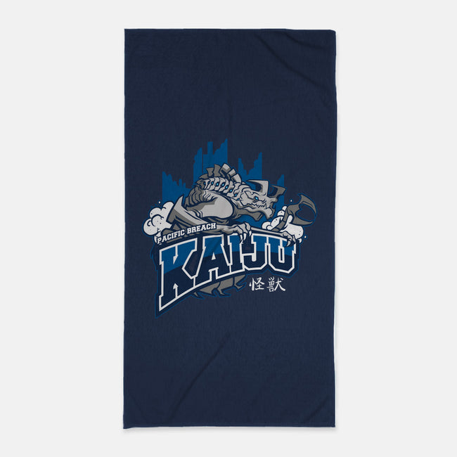 Pacific Breach Kaiju-none beach towel-Michael Myers Jr.