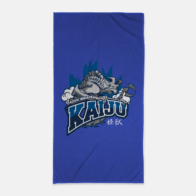 Pacific Breach Kaiju-none beach towel-Michael Myers Jr.
