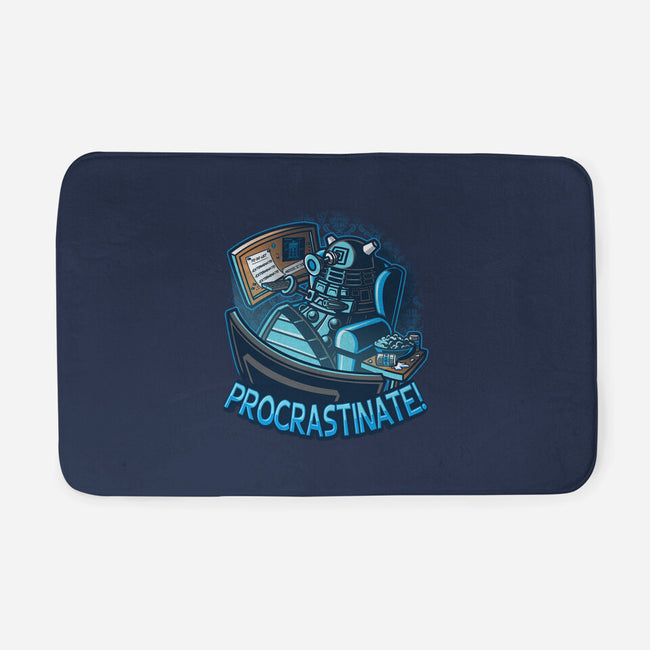 Procrastinate!!!-none memory foam bath mat-Bamboota