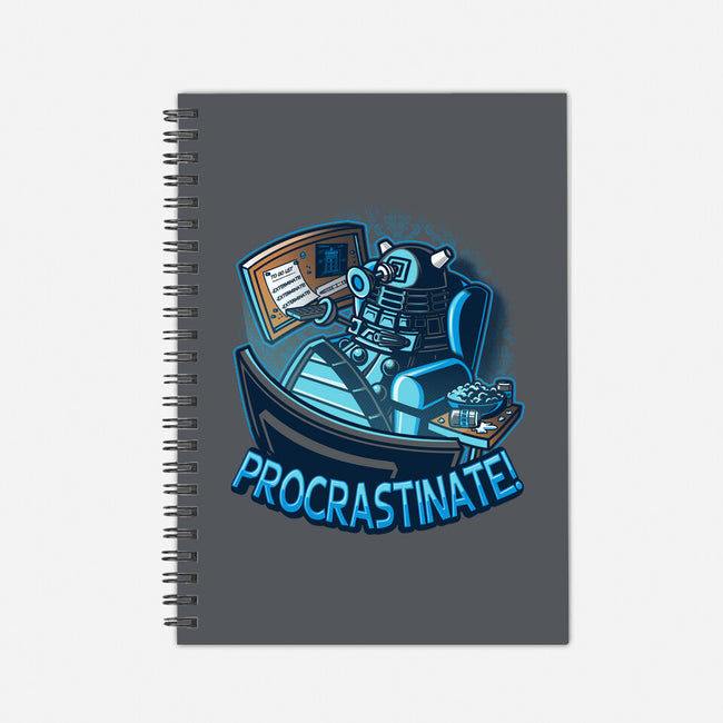 Procrastinate!!!-none dot grid notebook-Bamboota