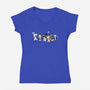 Run Away! Run Away!-womens v-neck tee-queenmob