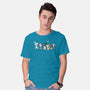 Run Away! Run Away!-mens basic tee-queenmob