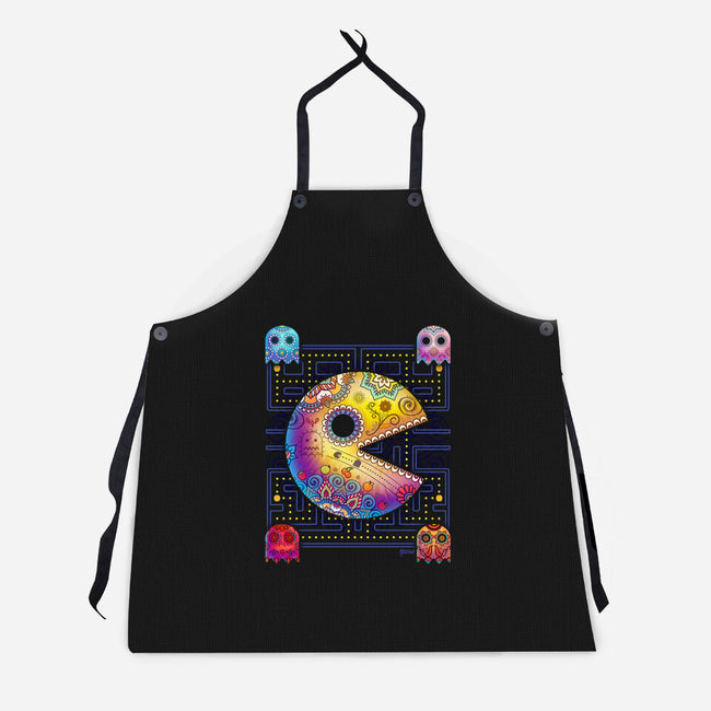 Pac Muertos-unisex kitchen apron-MoniWolf