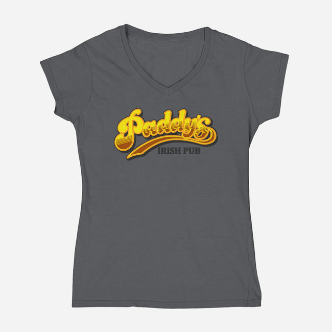 Paddy's Pub-womens v-neck tee-piercek26