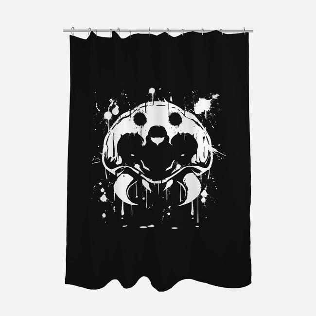 PAintroid-none polyester shower curtain-Tchuk