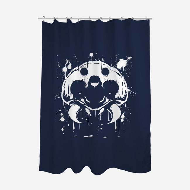 PAintroid-none polyester shower curtain-Tchuk