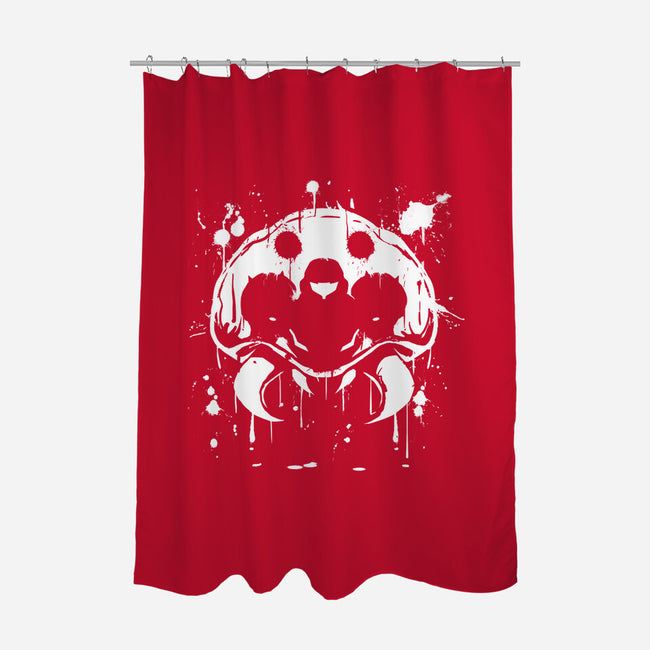 PAintroid-none polyester shower curtain-Tchuk