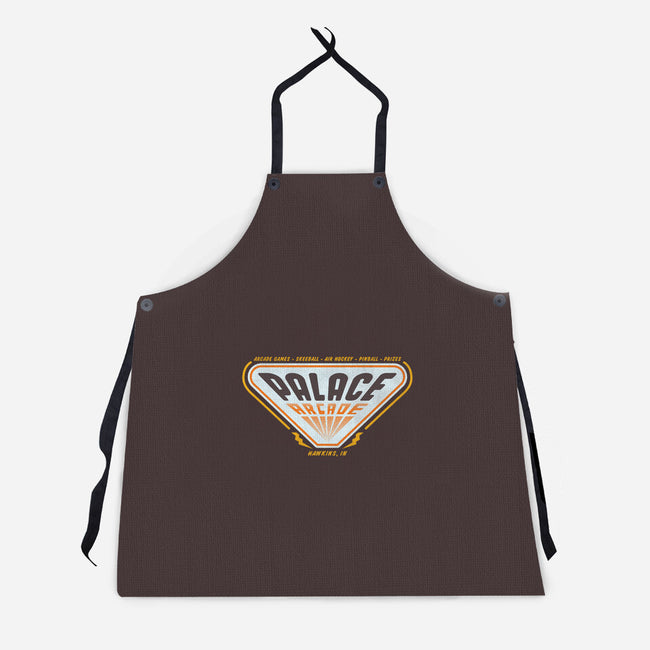 Palace Arcade-unisex kitchen apron-Beware_1984