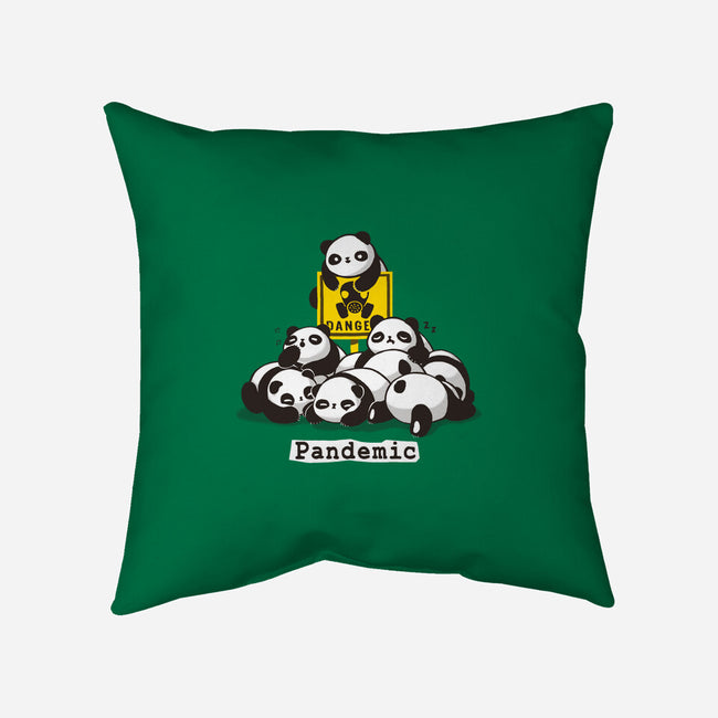 Pandemic-none removable cover w insert throw pillow-BlancaVidal