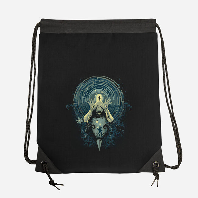 Pan's Nightmare-none drawstring bag-Harantula