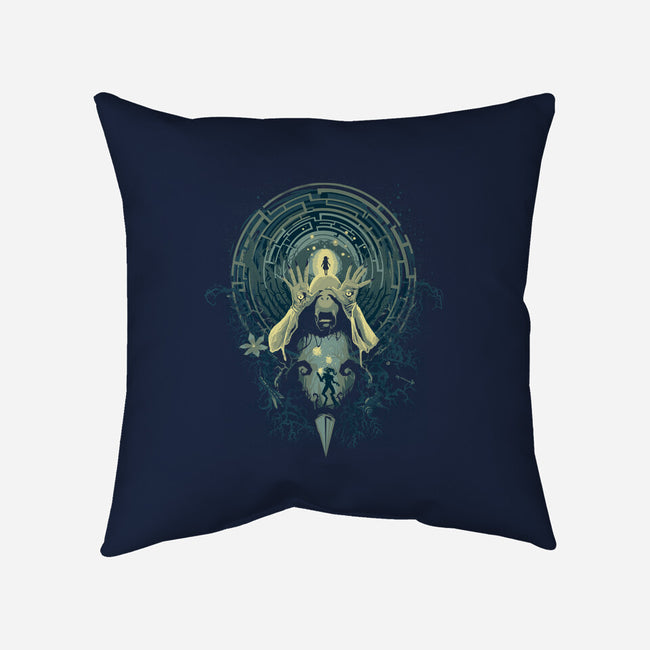 Pan's Nightmare-none removable cover w insert throw pillow-Harantula