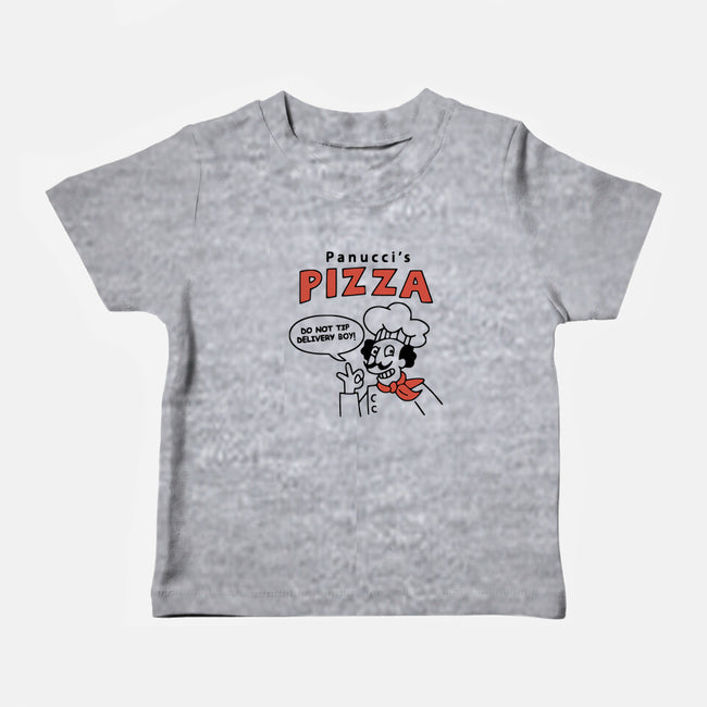 Panucci's Pizza-baby basic tee-BlackJack-AD