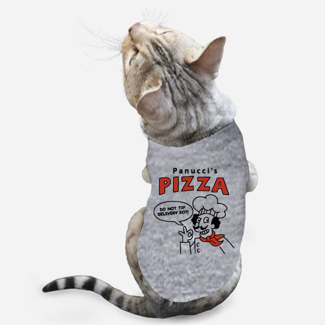 Panucci's Pizza-cat basic pet tank-BlackJack-AD