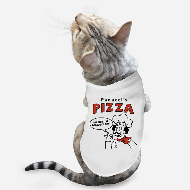 Panucci's Pizza-cat basic pet tank-BlackJack-AD