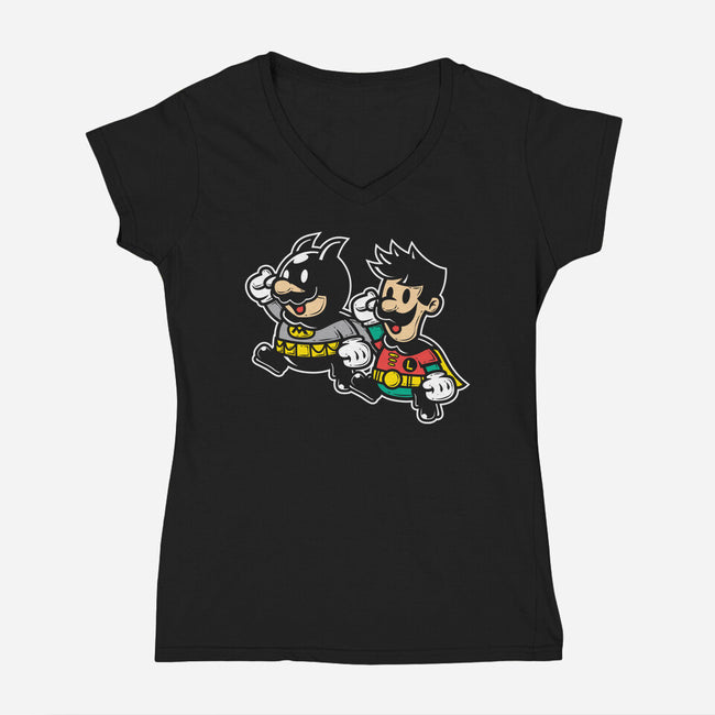 Paper Heroes-womens v-neck tee-krisren28