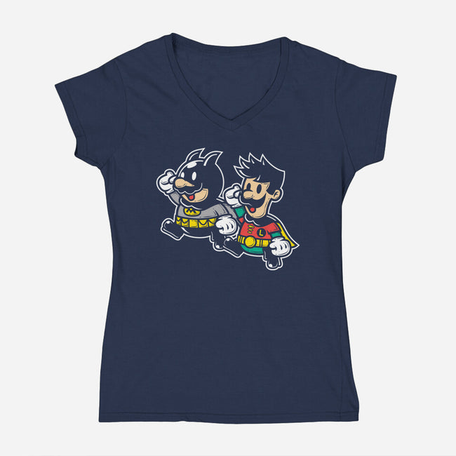 Paper Heroes-womens v-neck tee-krisren28