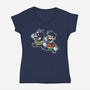 Paper Heroes-womens v-neck tee-krisren28