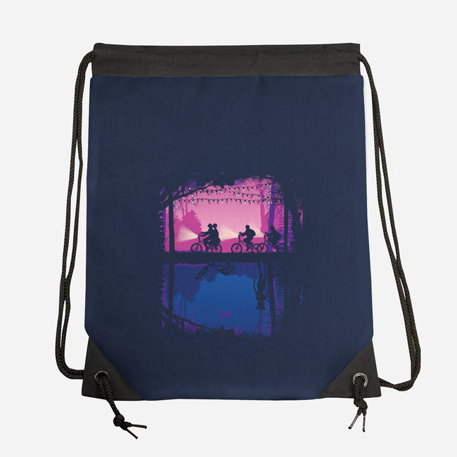 Parallel Worlds-none drawstring bag-Donnie