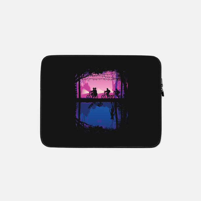 Parallel Worlds-none zippered laptop sleeve-Donnie
