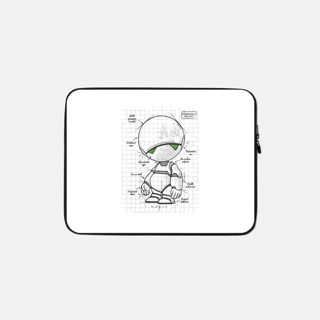 Paranoid Android Project-none zippered laptop sleeve-ducfrench