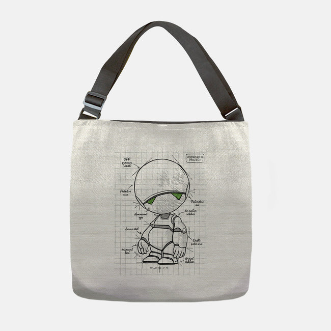 Paranoid Android Project-none adjustable tote-ducfrench
