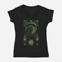 Parasite-womens v-neck tee-saqman