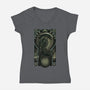 Parasite-womens v-neck tee-saqman