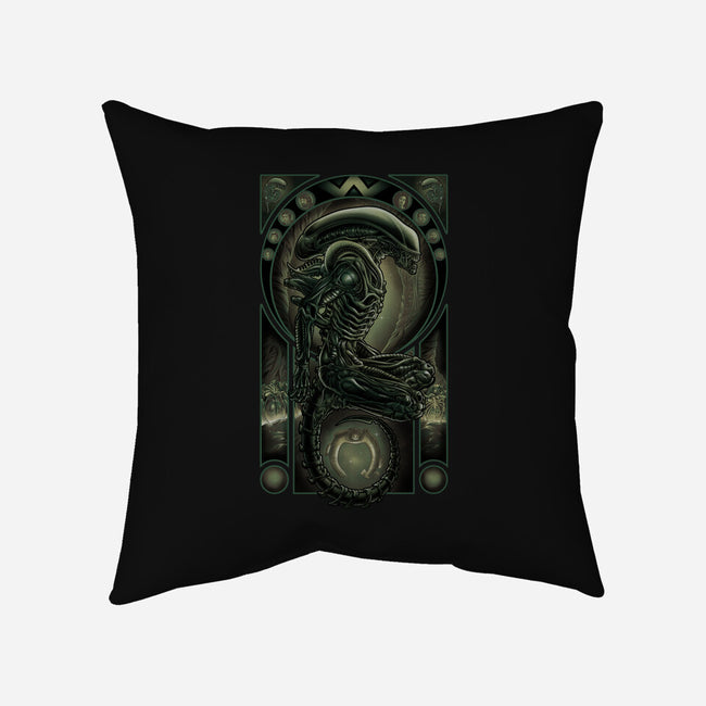 Parasite-none removable cover w insert throw pillow-saqman